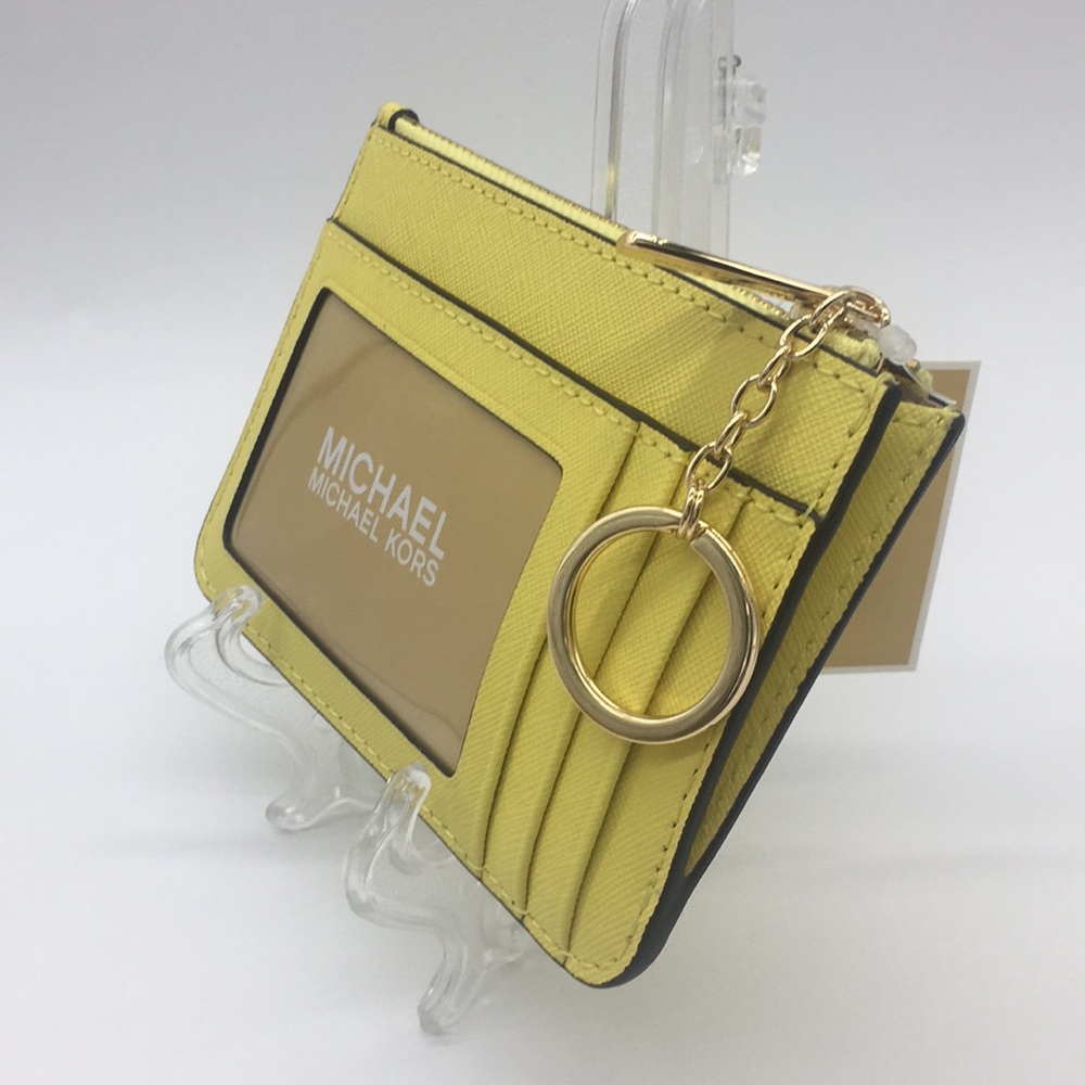 Jet Set Travel Sm TZ Coinpouch W ID Leather SunShi - Picture 5 of 8